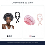 Kit boucles sans chaleur NORVEK disponible en noir et en rose